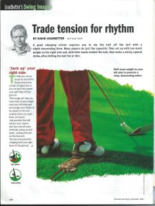 19. Trade tension for rhythm